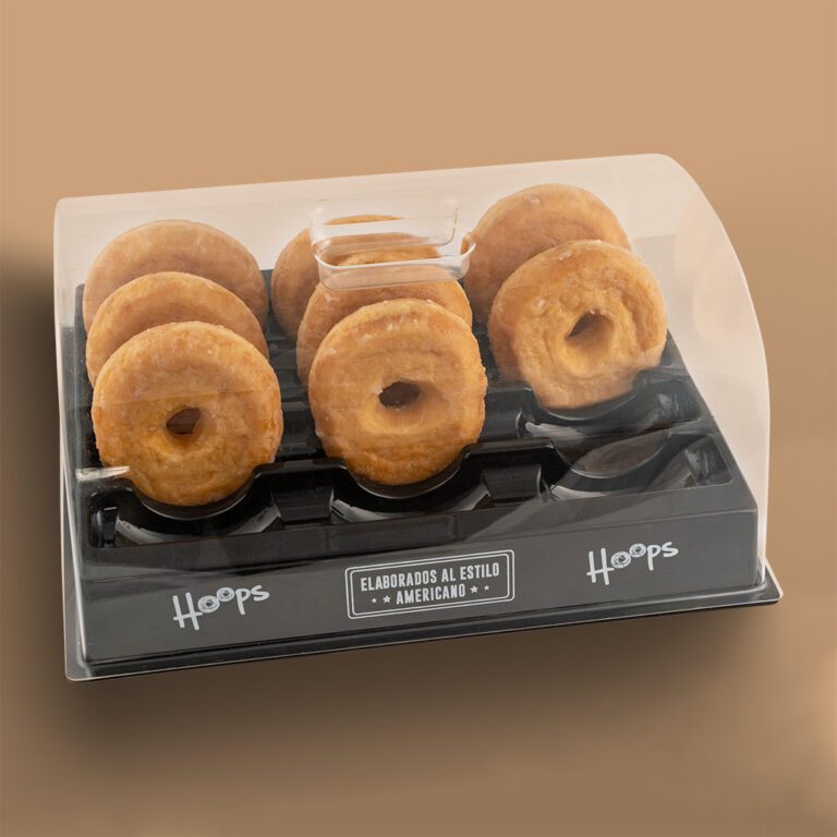 expositor a medida donuts bollería